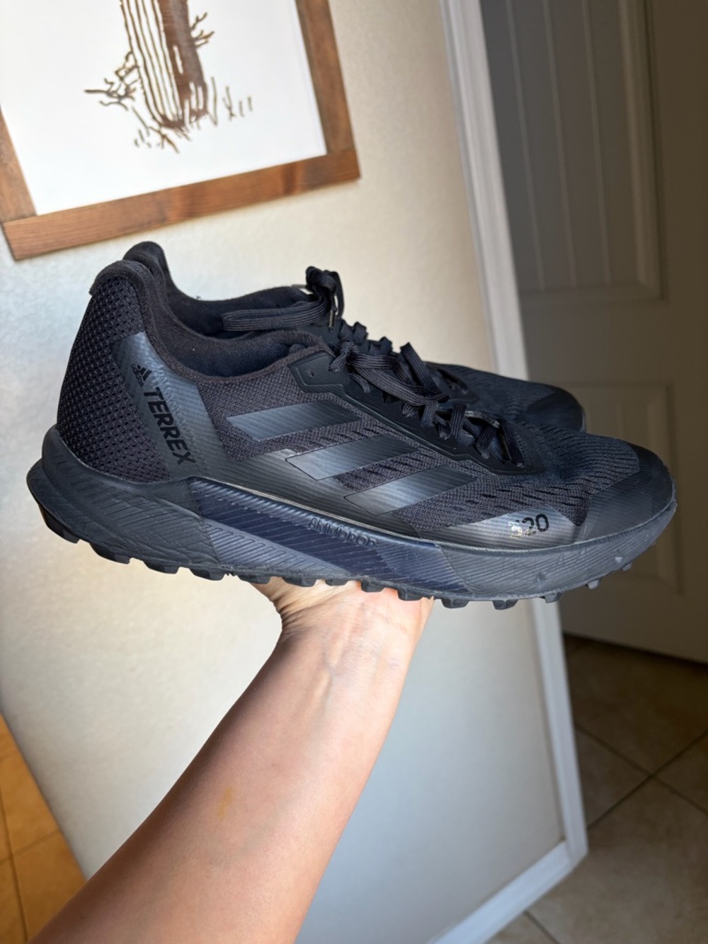 Adidas black shoes